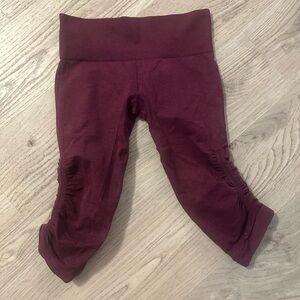 Lululemon Athletica Maroon Leggings